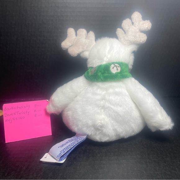 BNWT Bath and Body Works white/cream plush reindeer - Picture 3 of 10